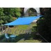 Cool area Square 11 Feet 5 Inches Sun Shade sail, UV Block Patio Sail Perfect for Outdoor Patio Garden Swimming Pool in Color Blue   565564052